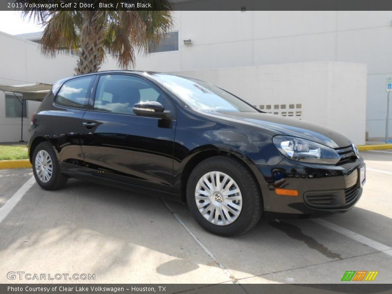 Black / Titan Black 2013 Volkswagen Golf 2 Door