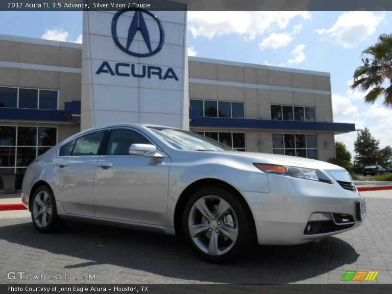 Silver Moon / Taupe 2012 Acura TL 3.5 Advance
