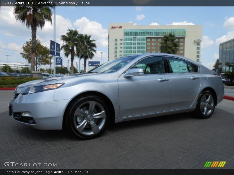 Silver Moon / Taupe 2012 Acura TL 3.5 Advance