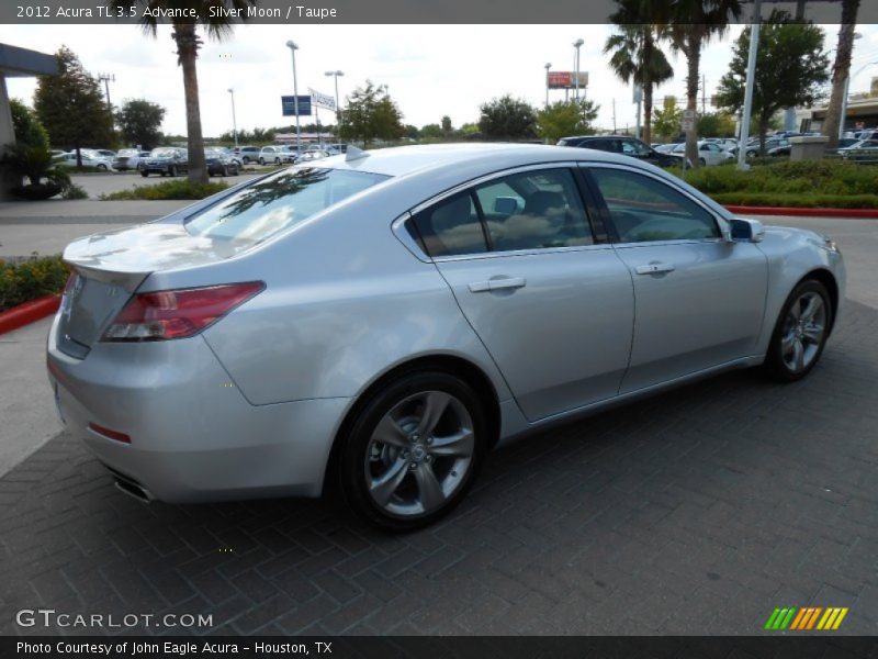 Silver Moon / Taupe 2012 Acura TL 3.5 Advance