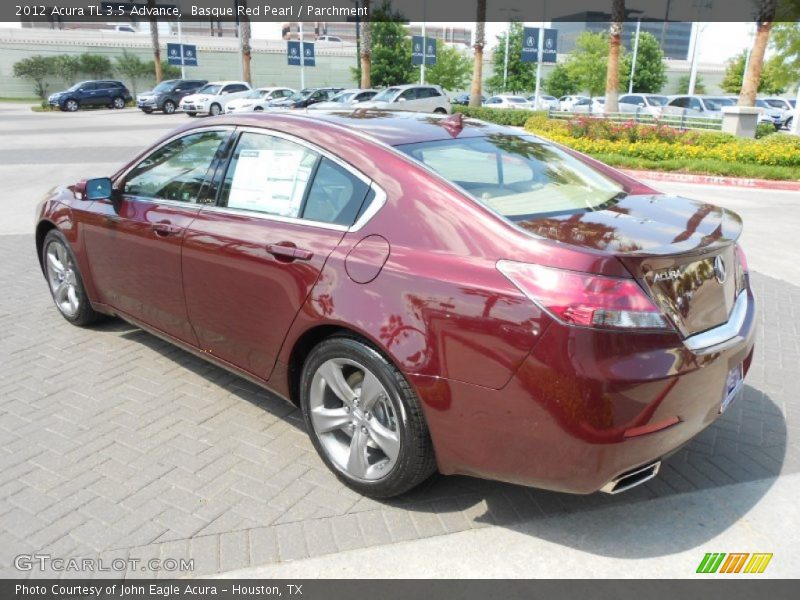 Basque Red Pearl / Parchment 2012 Acura TL 3.5 Advance