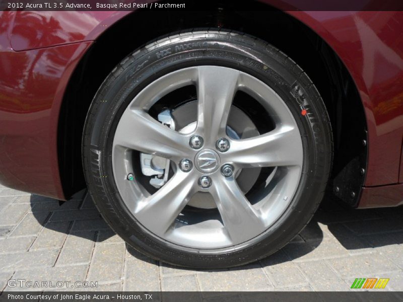 Basque Red Pearl / Parchment 2012 Acura TL 3.5 Advance