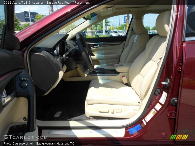 Basque Red Pearl / Parchment 2012 Acura TL 3.5 Advance