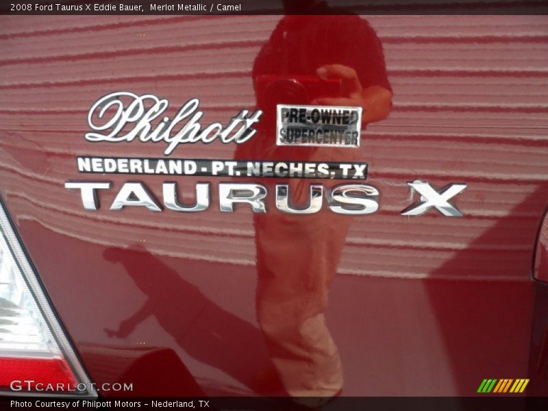 Merlot Metallic / Camel 2008 Ford Taurus X Eddie Bauer