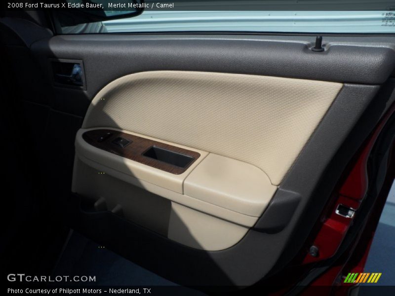 Merlot Metallic / Camel 2008 Ford Taurus X Eddie Bauer