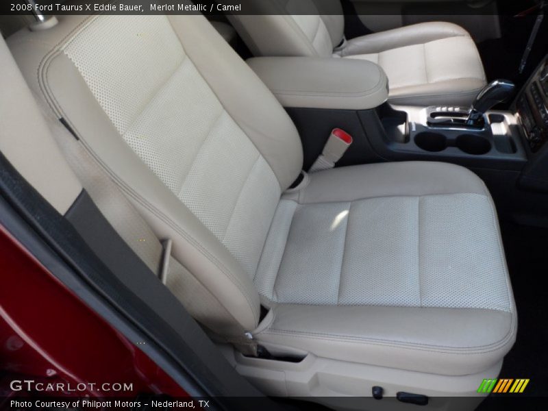 Merlot Metallic / Camel 2008 Ford Taurus X Eddie Bauer