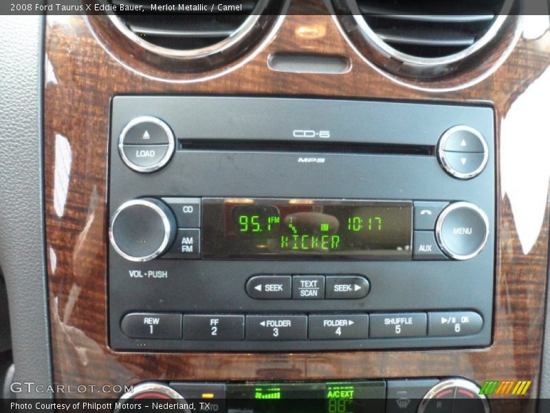 Audio System of 2008 Taurus X Eddie Bauer