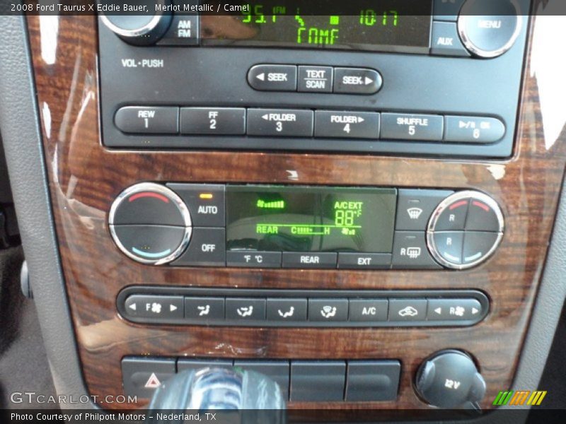 Controls of 2008 Taurus X Eddie Bauer