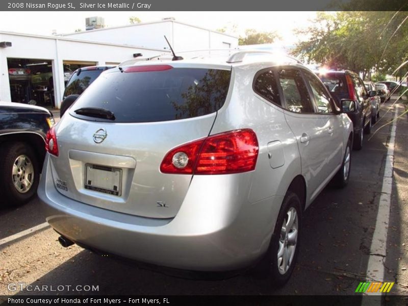 Silver Ice Metallic / Gray 2008 Nissan Rogue SL