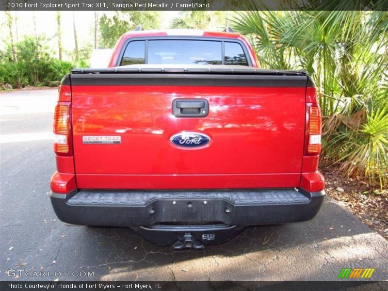 Sangria Red Metallic / Camel/Sand 2010 Ford Explorer Sport Trac XLT