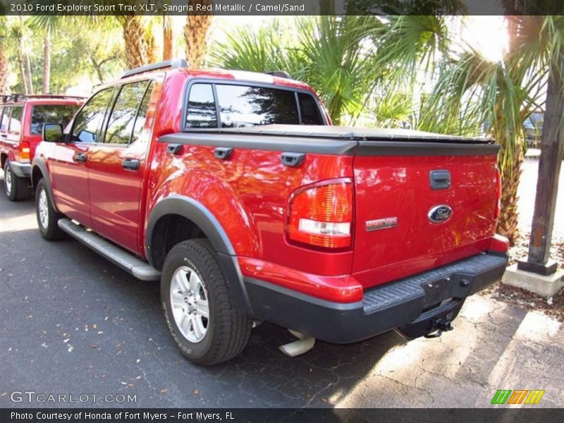 Sangria Red Metallic / Camel/Sand 2010 Ford Explorer Sport Trac XLT