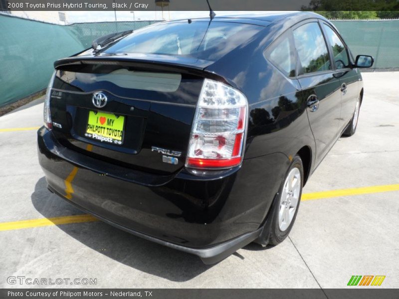 Black / Gray 2008 Toyota Prius Hybrid Touring