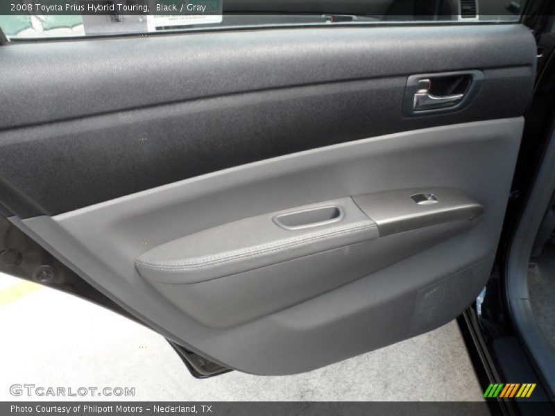 Black / Gray 2008 Toyota Prius Hybrid Touring