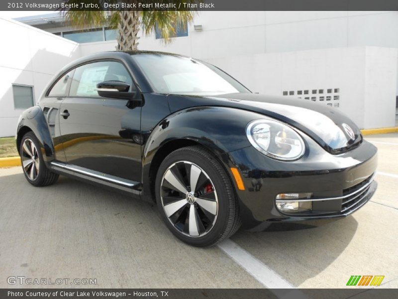 Deep Black Pearl Metallic / Titan Black 2012 Volkswagen Beetle Turbo