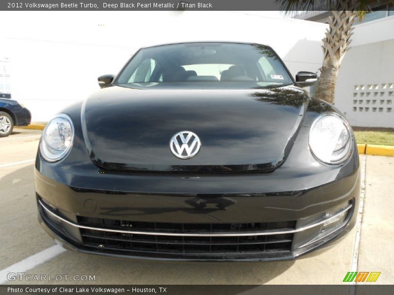 Deep Black Pearl Metallic / Titan Black 2012 Volkswagen Beetle Turbo