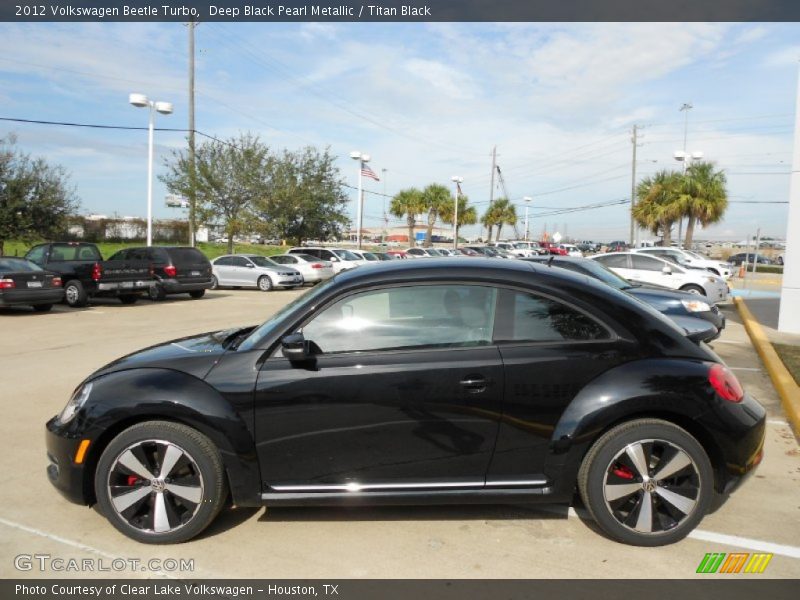 Deep Black Pearl Metallic / Titan Black 2012 Volkswagen Beetle Turbo