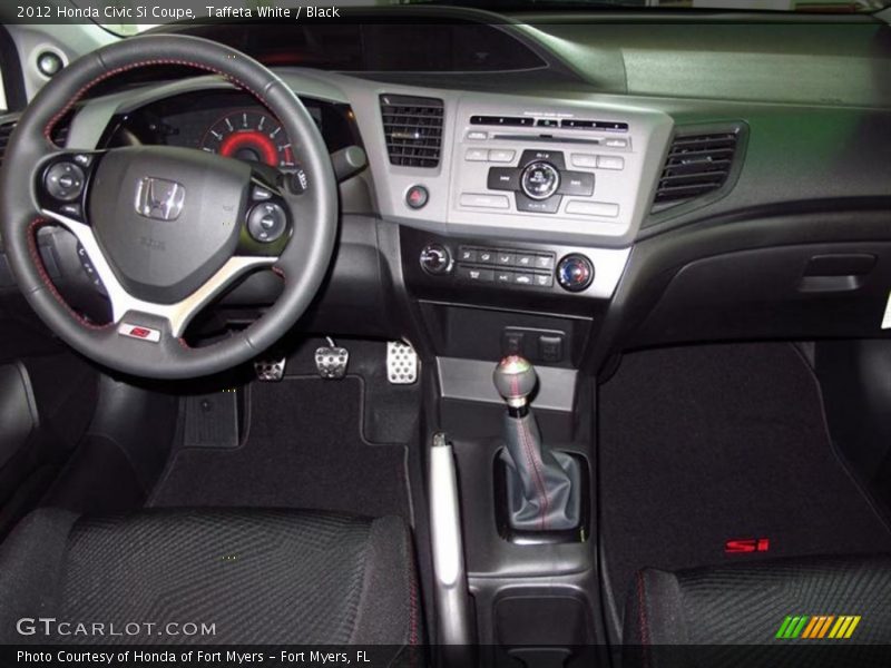 Taffeta White / Black 2012 Honda Civic Si Coupe