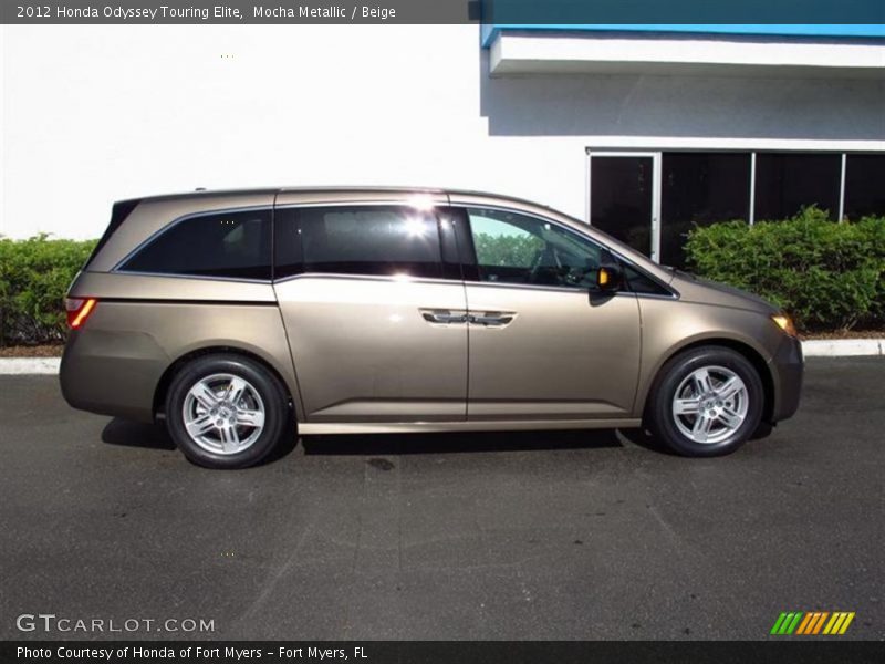 Mocha Metallic / Beige 2012 Honda Odyssey Touring Elite