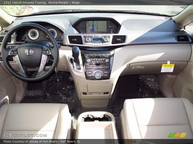 Mocha Metallic / Beige 2012 Honda Odyssey Touring