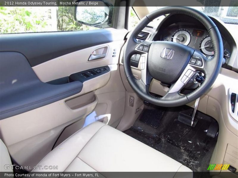 Mocha Metallic / Beige 2012 Honda Odyssey Touring