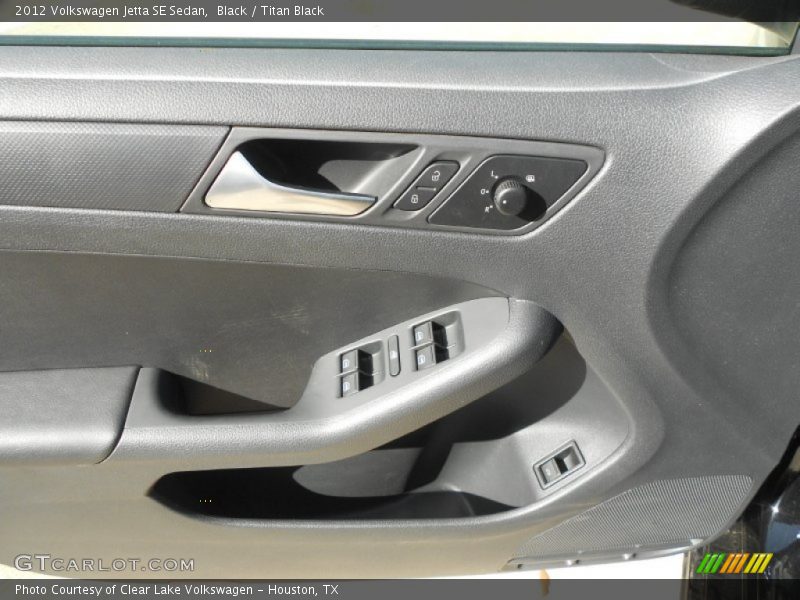 Black / Titan Black 2012 Volkswagen Jetta SE Sedan