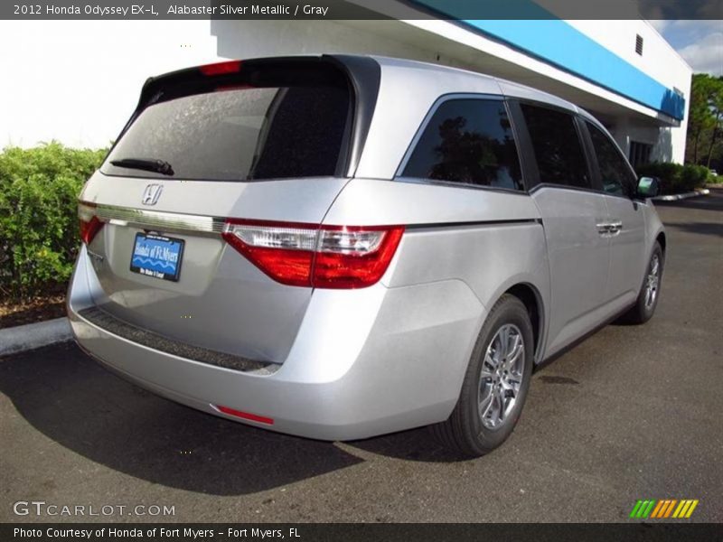 Alabaster Silver Metallic / Gray 2012 Honda Odyssey EX-L