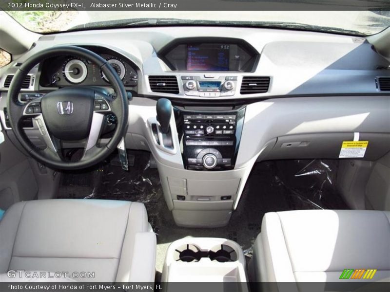 Alabaster Silver Metallic / Gray 2012 Honda Odyssey EX-L