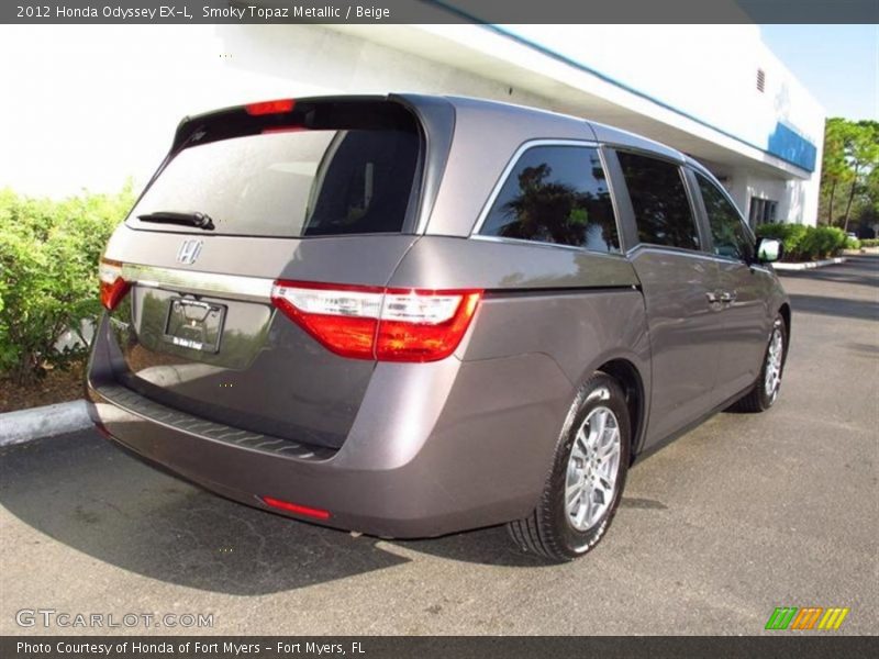 Smoky Topaz Metallic / Beige 2012 Honda Odyssey EX-L