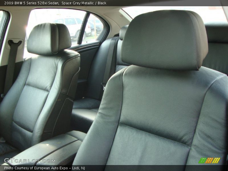 Space Grey Metallic / Black 2009 BMW 5 Series 528xi Sedan