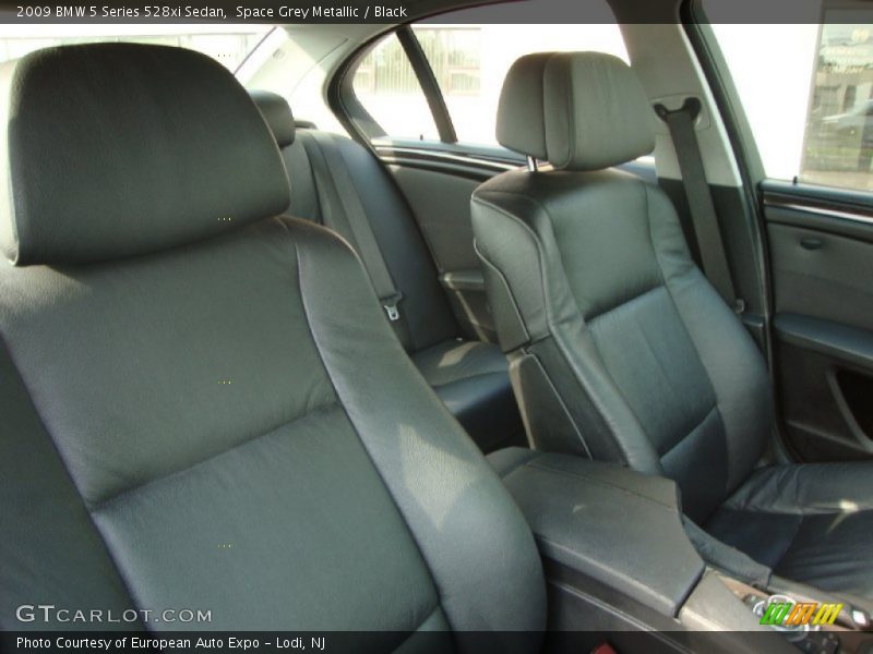 Space Grey Metallic / Black 2009 BMW 5 Series 528xi Sedan