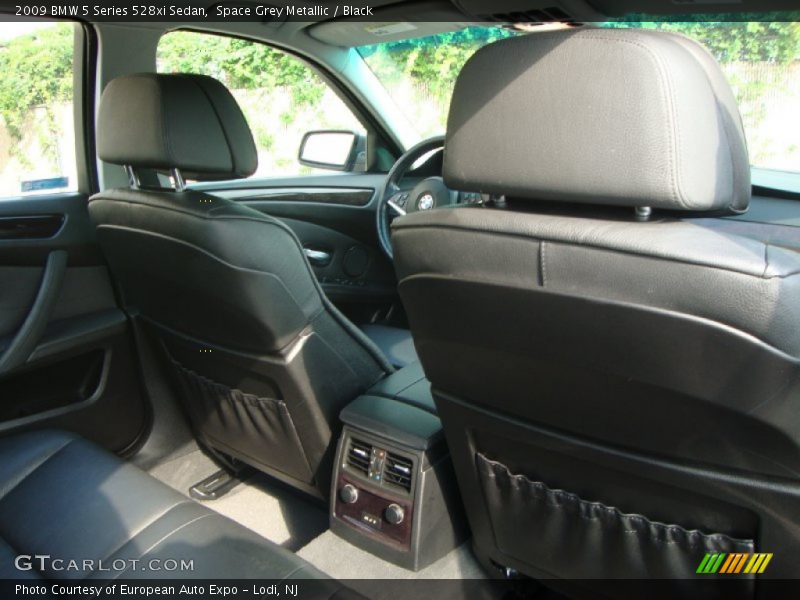 Space Grey Metallic / Black 2009 BMW 5 Series 528xi Sedan