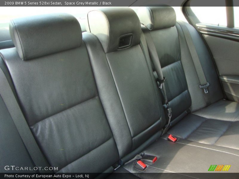 Space Grey Metallic / Black 2009 BMW 5 Series 528xi Sedan