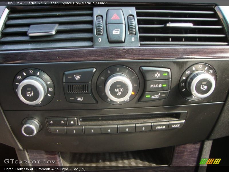 Space Grey Metallic / Black 2009 BMW 5 Series 528xi Sedan