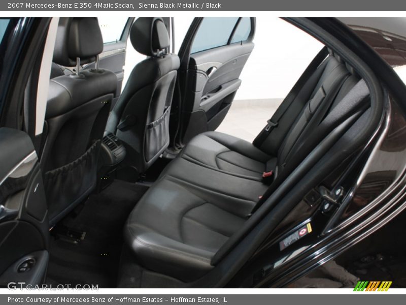 Sienna Black Metallic / Black 2007 Mercedes-Benz E 350 4Matic Sedan