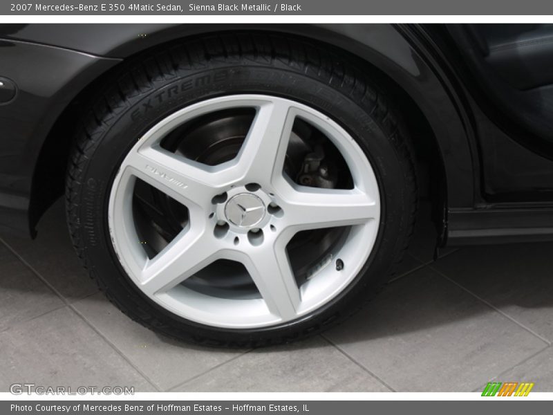 Sienna Black Metallic / Black 2007 Mercedes-Benz E 350 4Matic Sedan