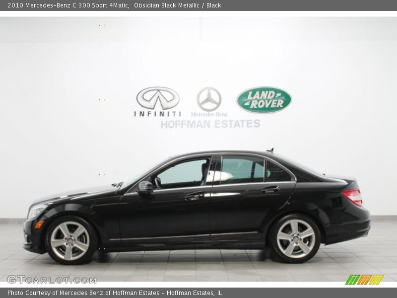 Obsidian Black Metallic / Black 2010 Mercedes-Benz C 300 Sport 4Matic
