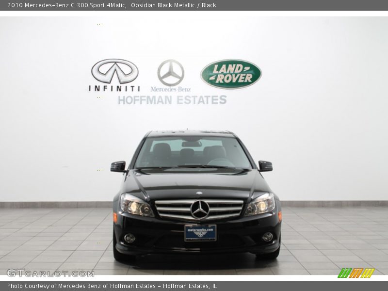 Obsidian Black Metallic / Black 2010 Mercedes-Benz C 300 Sport 4Matic