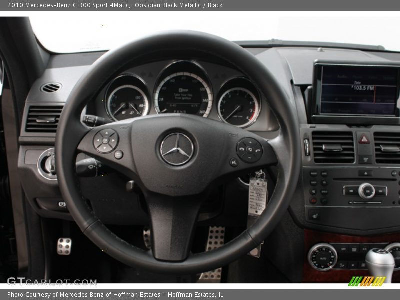 Obsidian Black Metallic / Black 2010 Mercedes-Benz C 300 Sport 4Matic