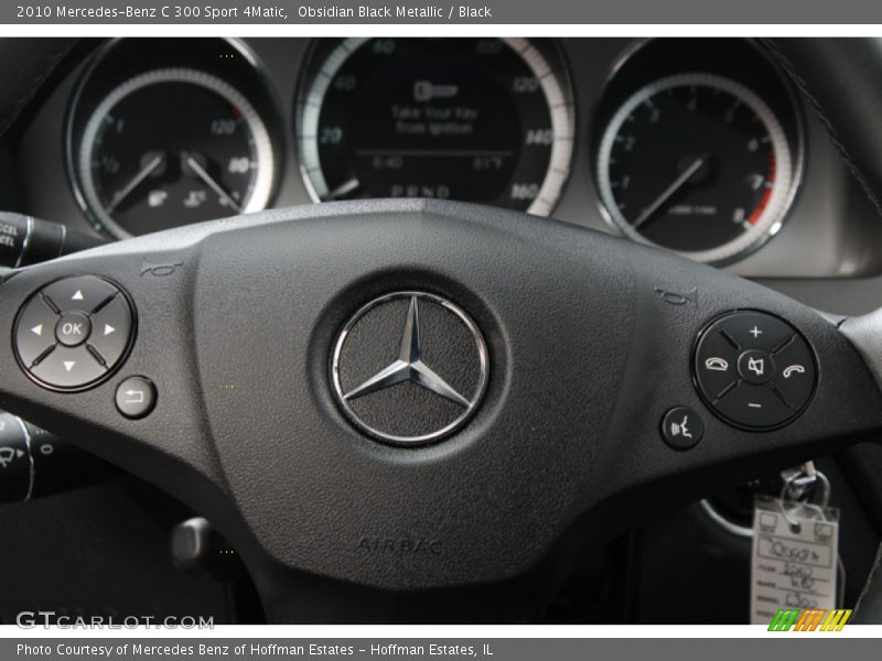 Obsidian Black Metallic / Black 2010 Mercedes-Benz C 300 Sport 4Matic