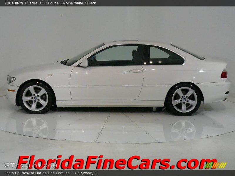 Alpine White / Black 2004 BMW 3 Series 325i Coupe