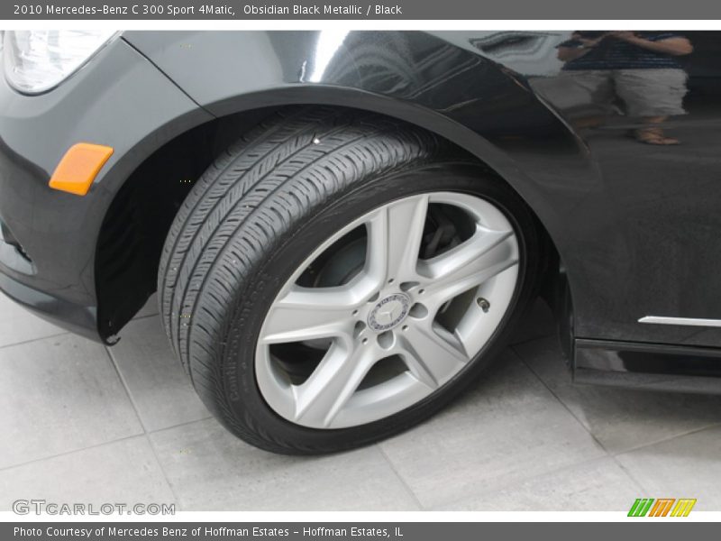 Obsidian Black Metallic / Black 2010 Mercedes-Benz C 300 Sport 4Matic