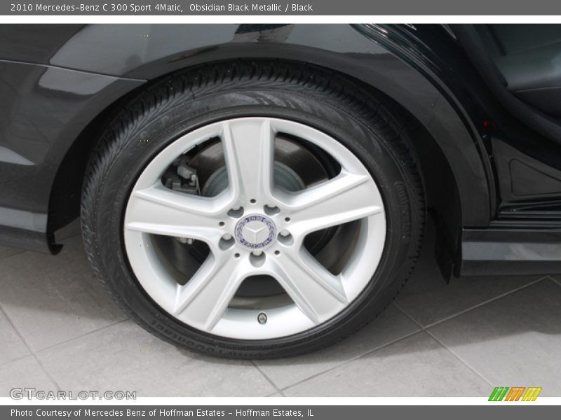 Obsidian Black Metallic / Black 2010 Mercedes-Benz C 300 Sport 4Matic