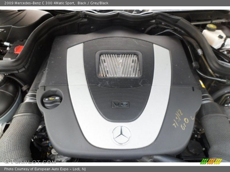 Black / Grey/Black 2009 Mercedes-Benz C 300 4Matic Sport