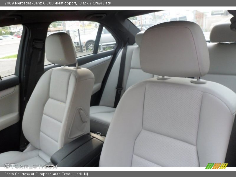 Black / Grey/Black 2009 Mercedes-Benz C 300 4Matic Sport