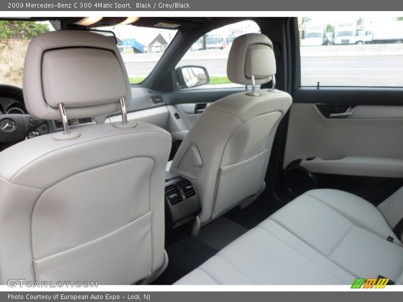 Black / Grey/Black 2009 Mercedes-Benz C 300 4Matic Sport