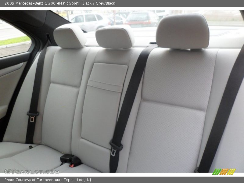Black / Grey/Black 2009 Mercedes-Benz C 300 4Matic Sport