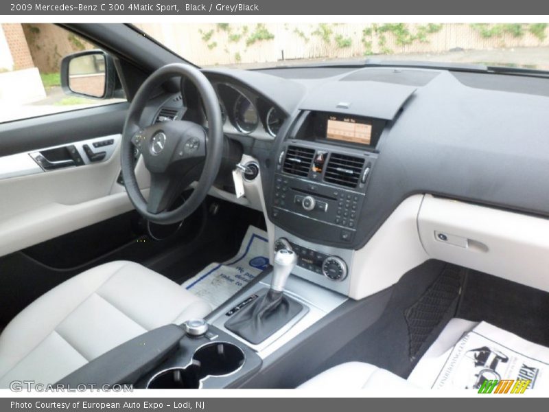 Black / Grey/Black 2009 Mercedes-Benz C 300 4Matic Sport