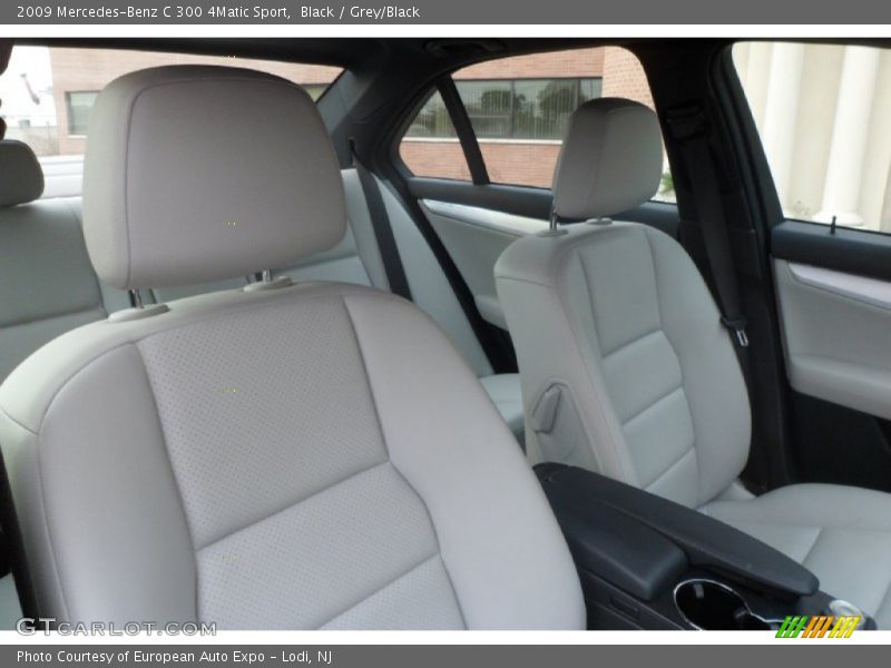 Black / Grey/Black 2009 Mercedes-Benz C 300 4Matic Sport