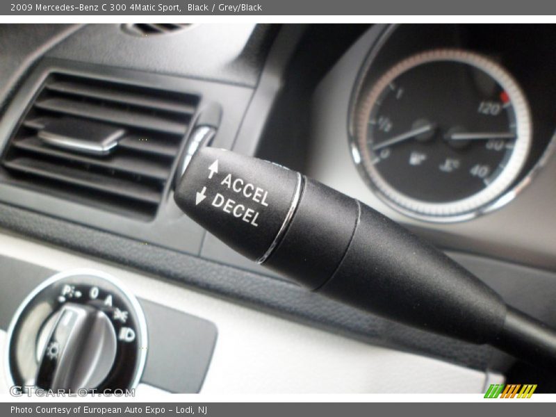 Black / Grey/Black 2009 Mercedes-Benz C 300 4Matic Sport