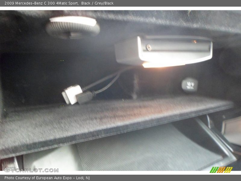 Black / Grey/Black 2009 Mercedes-Benz C 300 4Matic Sport